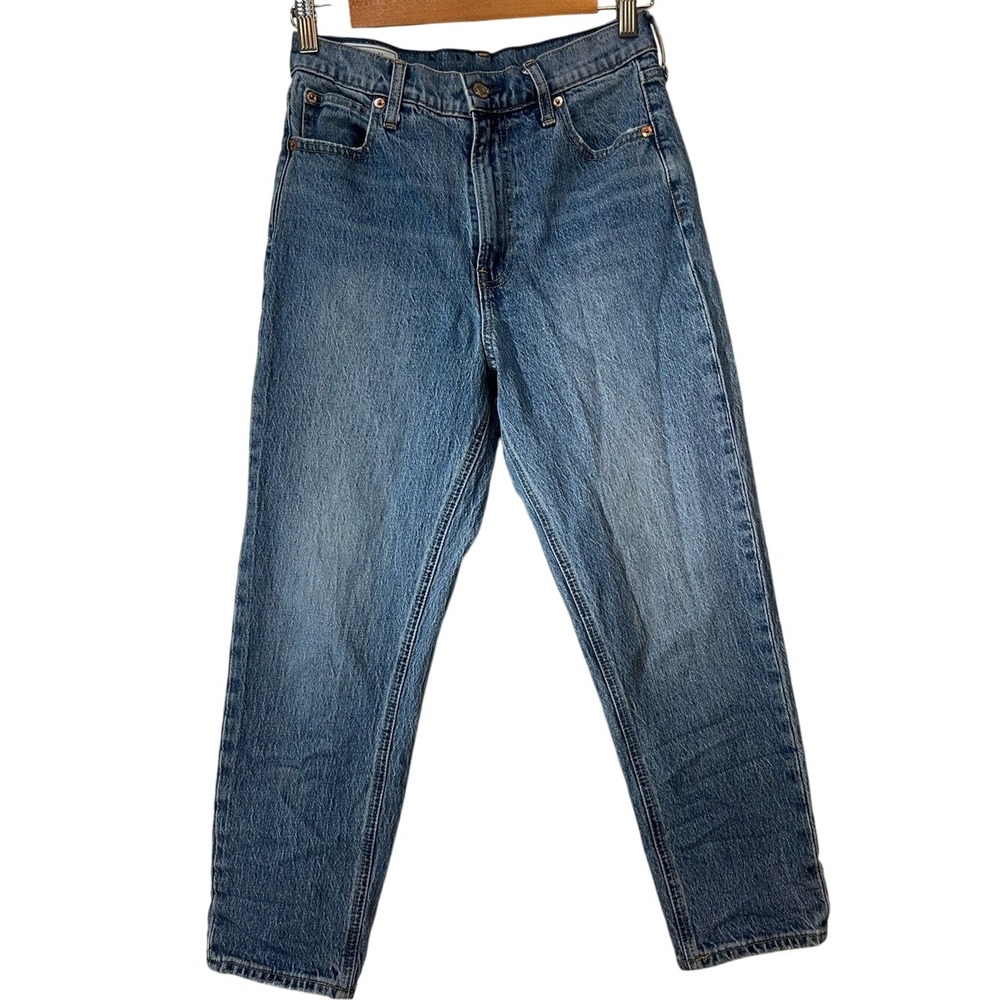GAP Women's High-Rise‎ Mom Jeans in Medium Blue-SIZE 4s or 27
